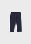 NAVY STRETCH CORDUROY PANTS