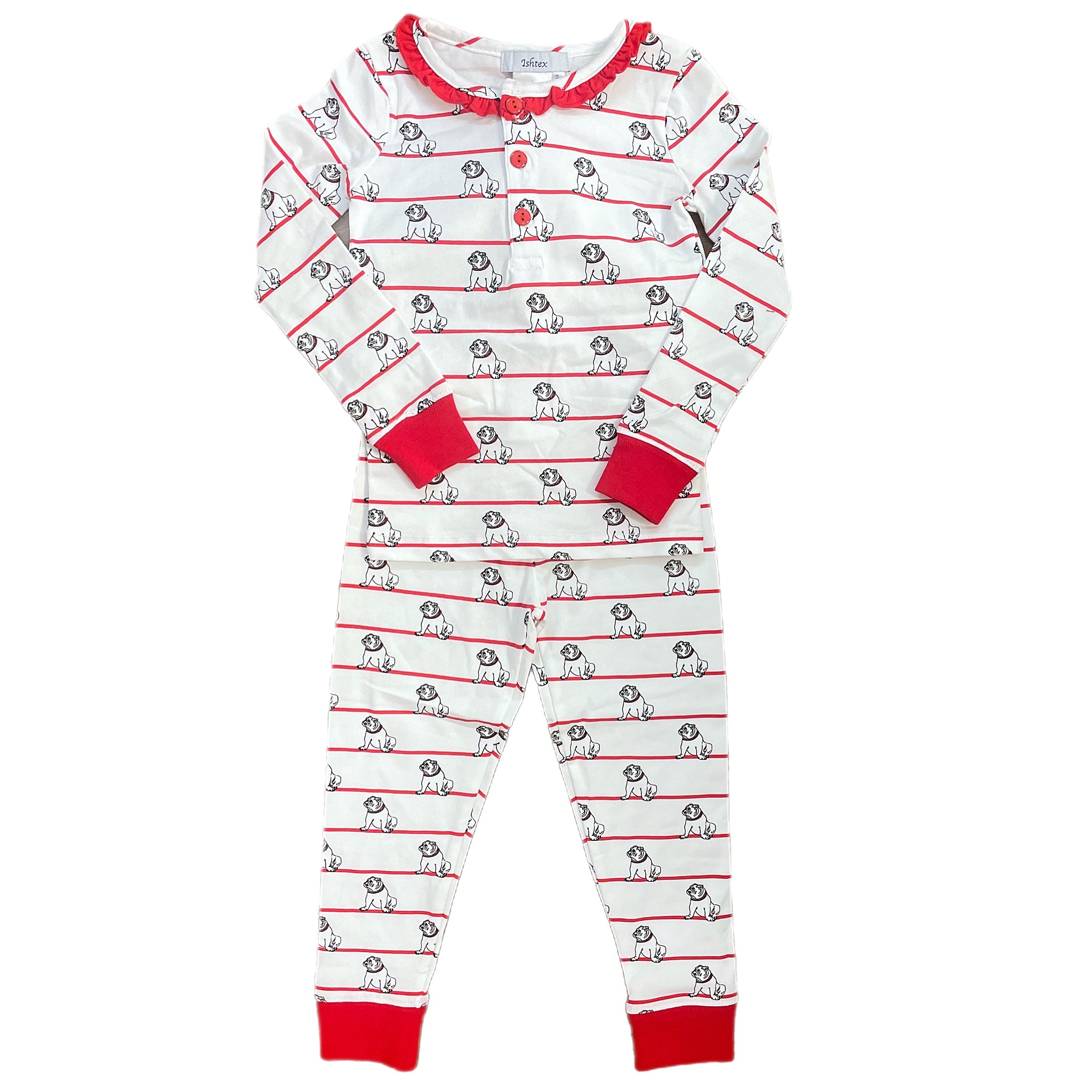 UGA BULLDOG GIRLS PAJAMA SET