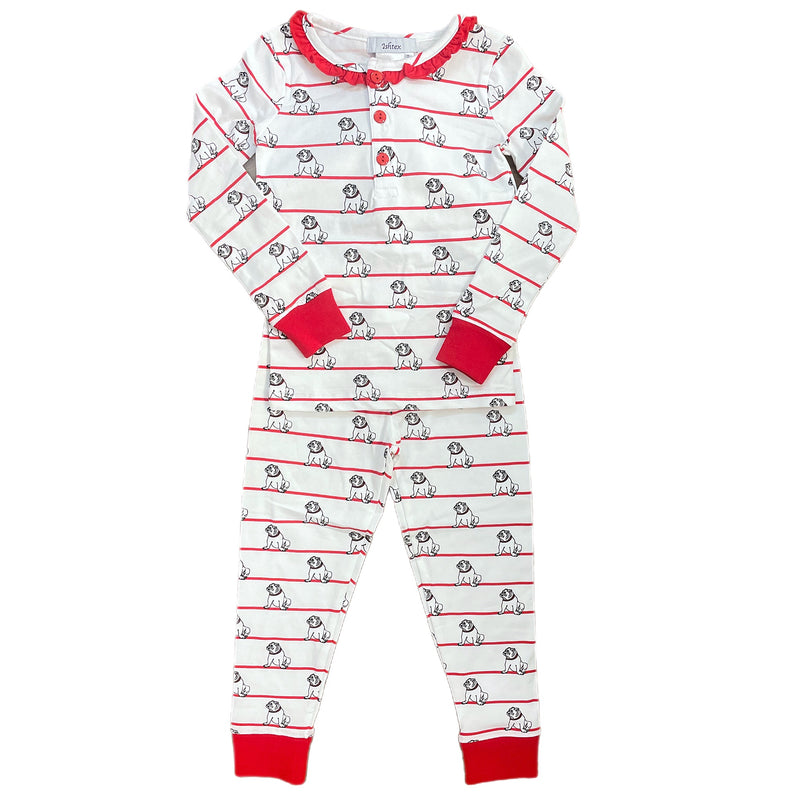 UGA BULLDOG GIRLS PAJAMA SET
