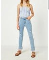 TWEEN CROPPED DISTRESSED JEANS