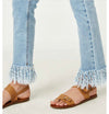 TWEEN CROPPED DISTRESSED JEANS