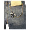 TWEEN MEDIUM BLUE STAR FLARE JEANS