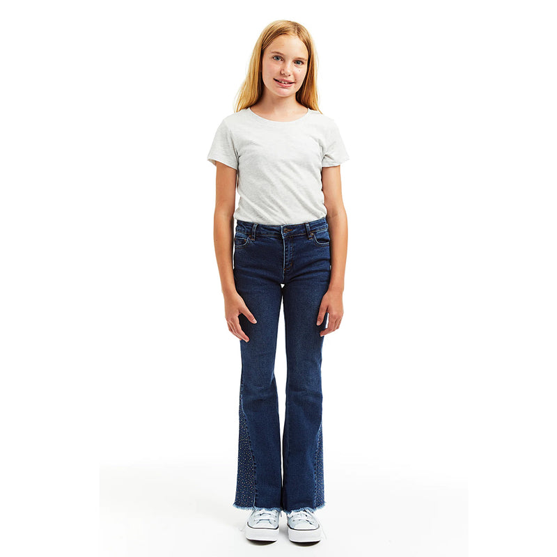 TWEEN HIGH RISE MIX STUD GUSSET FLARE