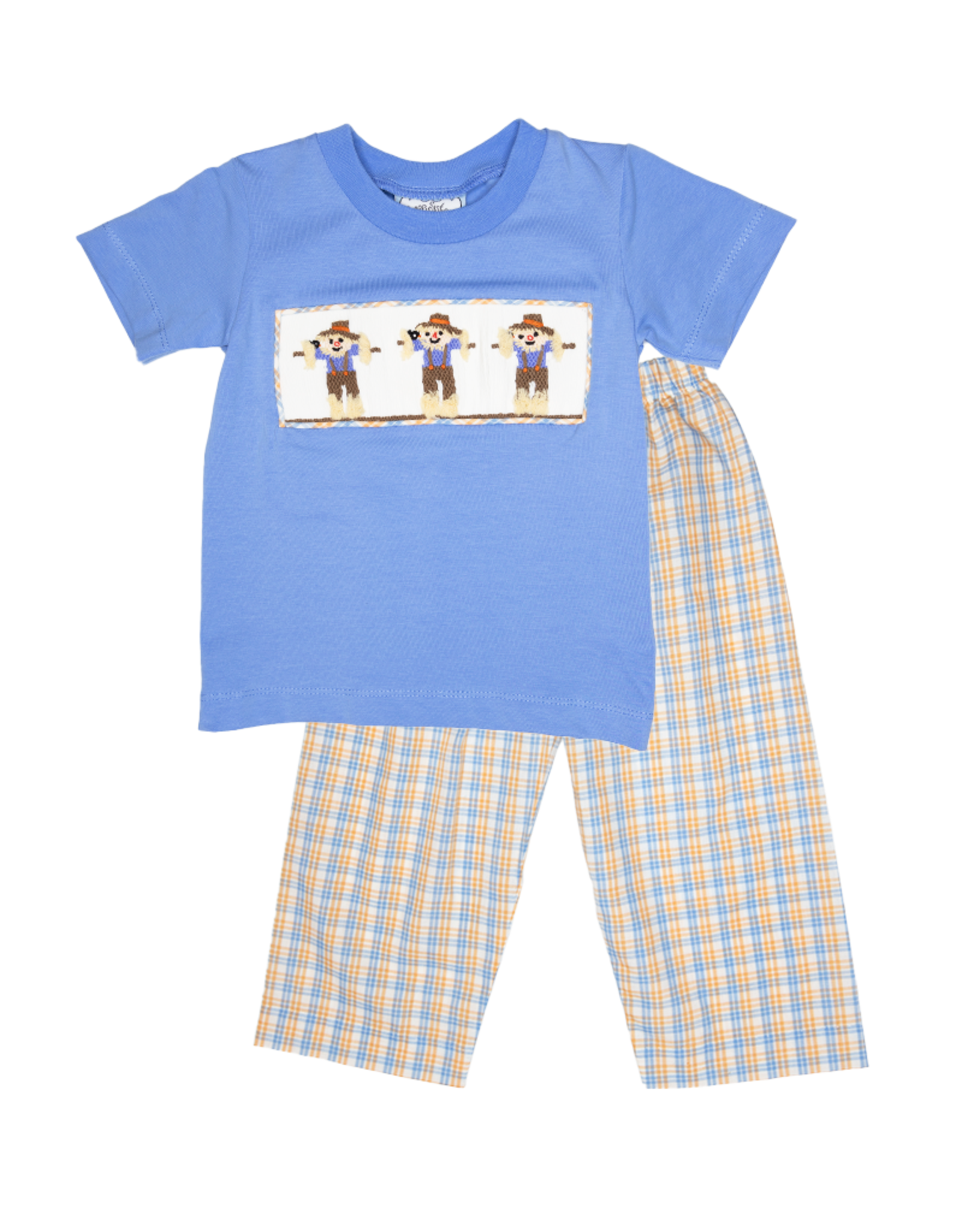 SCARECROW SMOCKED BOYS PANTS SET