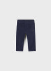 NAVY STRETCH CORDUROY PANTS