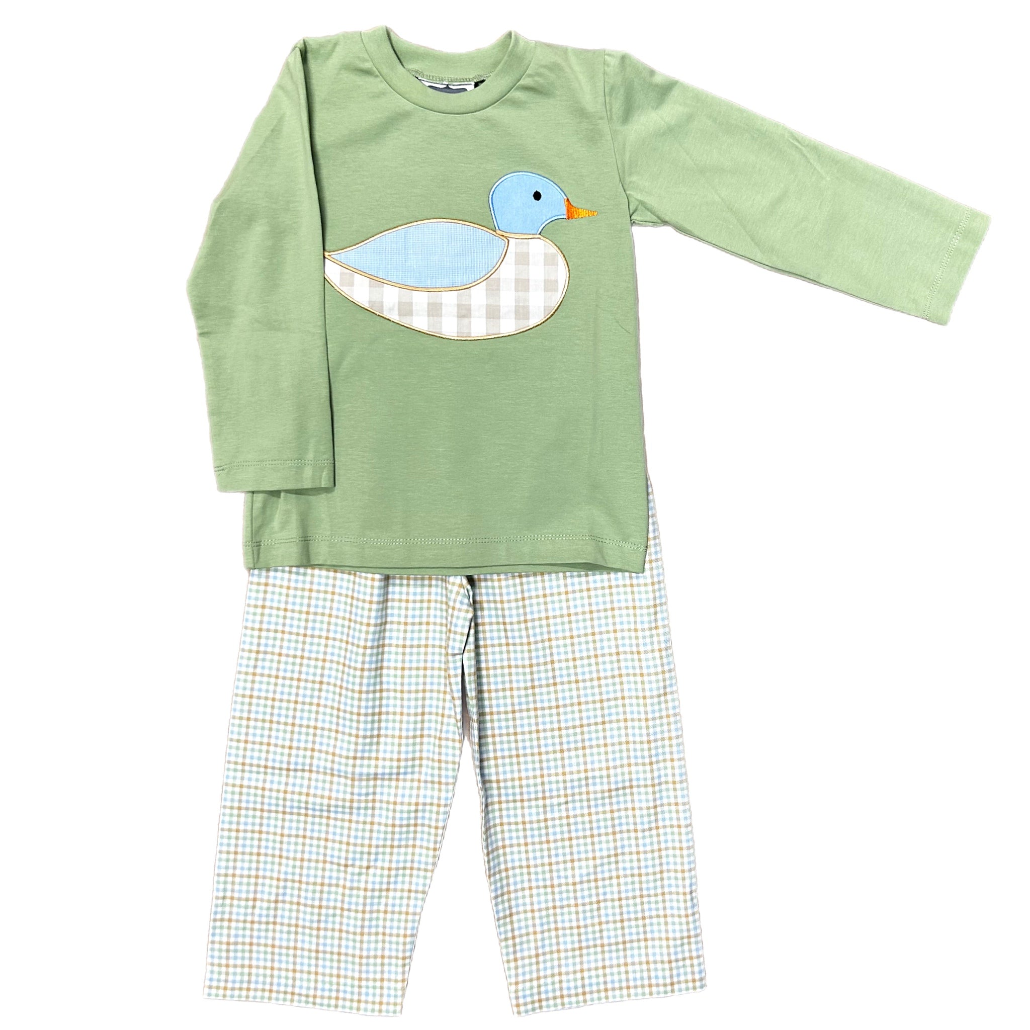 DUCK APPLIQUE PANT SET