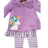 UNICORN APPLIQUE LEGGINGS SET