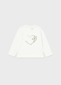 GOLD FOIL HEART GRAPHIC TEE