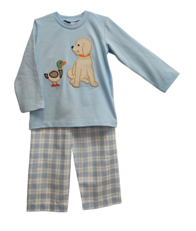 BEST PALS APPLIQUE PANT SET