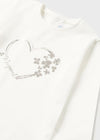 GOLD FOIL HEART GRAPHIC TEE