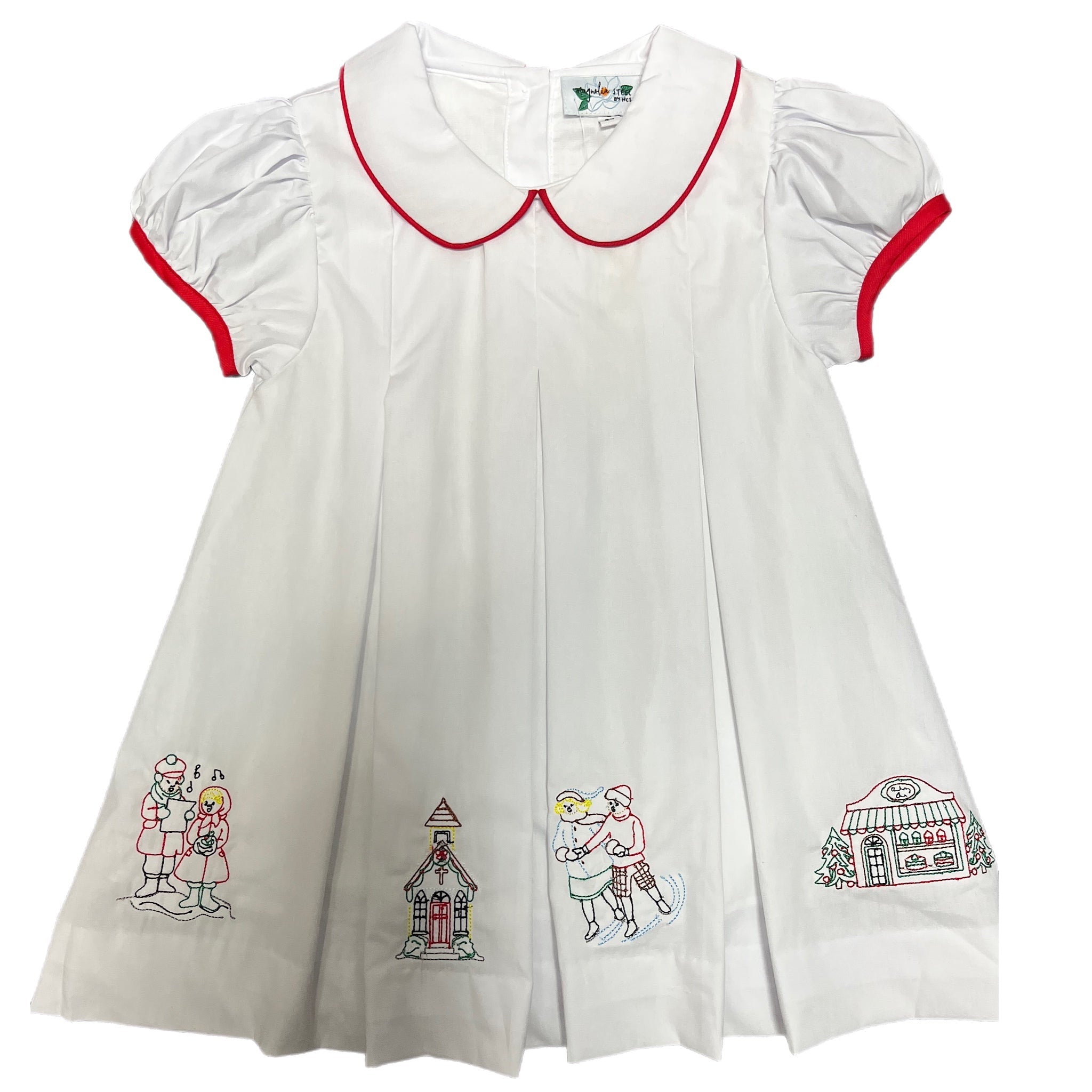 EMBROIDERED VILLAGE DRESS