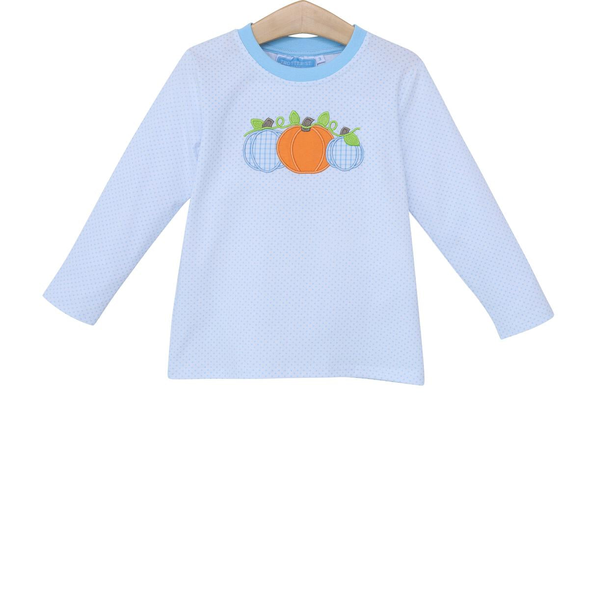 PUMPKIN TRIO APPLIQUÉ TEE