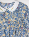 BLUE FLORAL PRINT DRESS