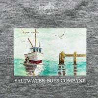 BOYS SHRIMP BOAT SHORT SLEEVE GRAPHIC TEE