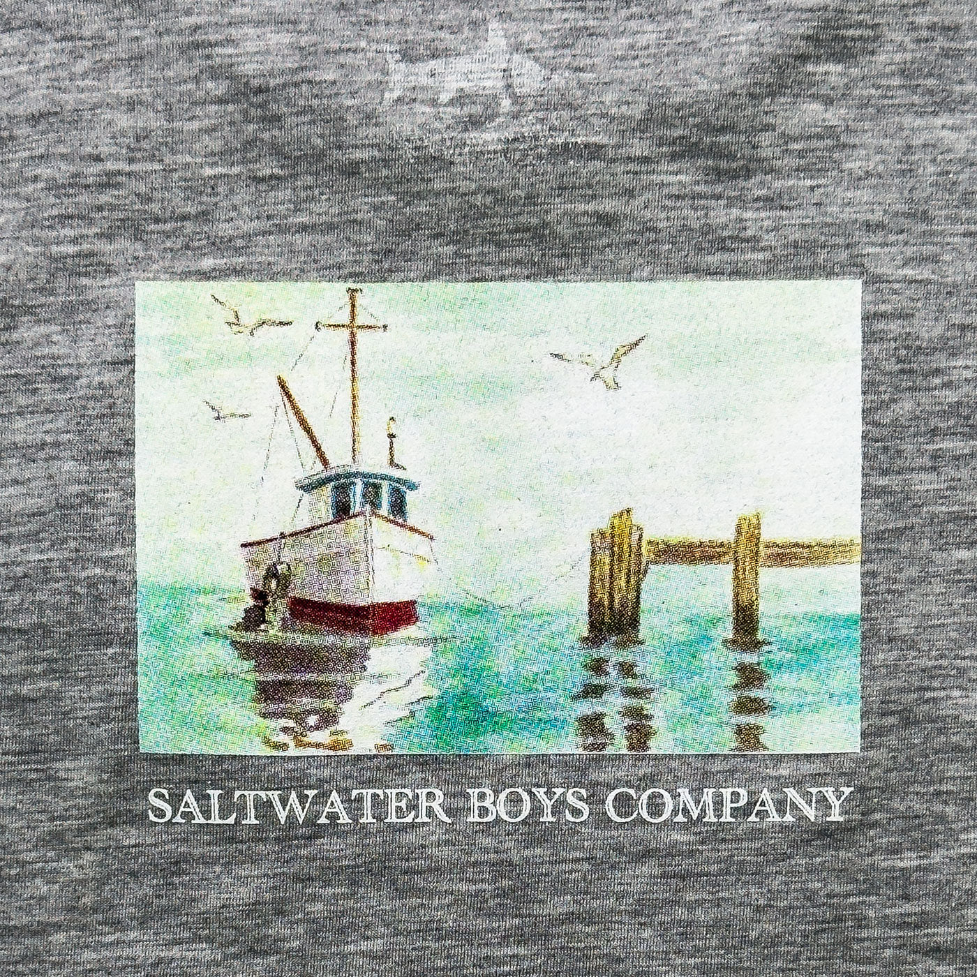 BOYS SHRIMP BOAT SHORT SLEEVE GRAPHIC TEE