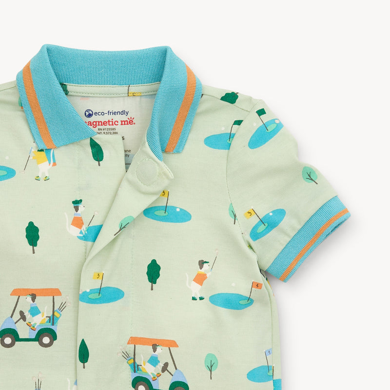FAIRWAY FETCH MODAL MAGNETIC SHORT SLEEVE ROMPER