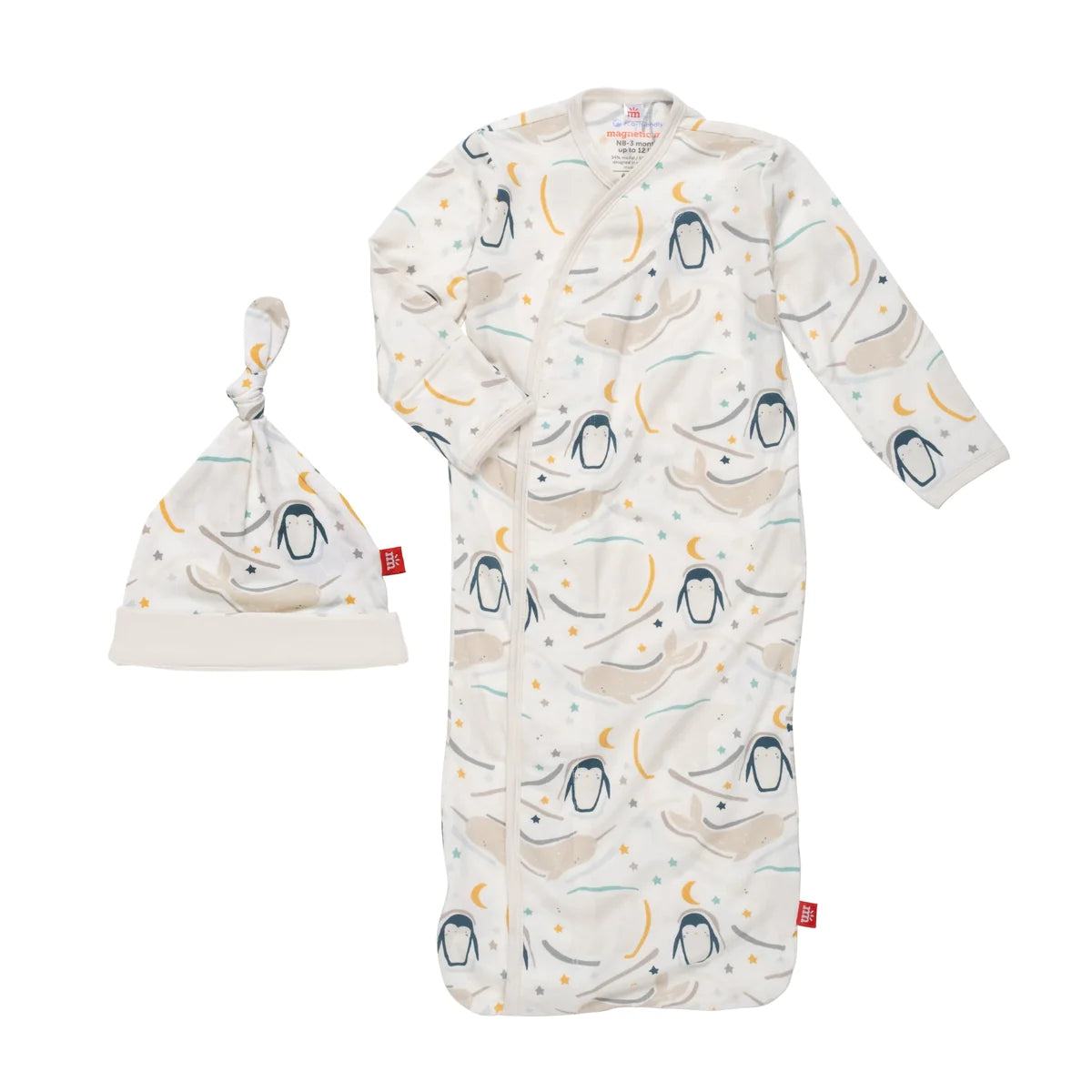 WISH YOU WHALE MODAL MAGNETIC GOWN & HAT