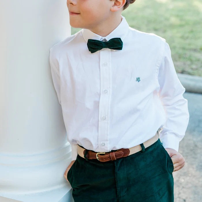 WHITE OXFORD BUTTON DOWN SHIRT