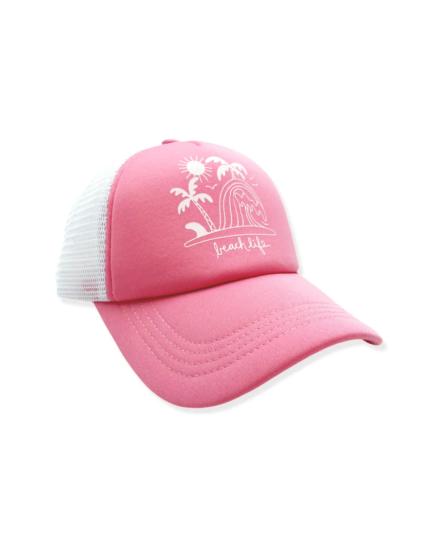 BEACH LIFE TRUCKER HAT