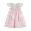 GIRLS FLORAL HAND SMOCKED DRESS
