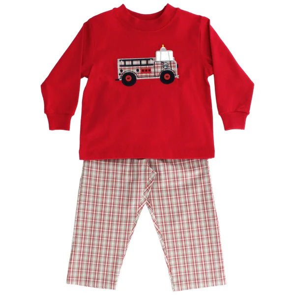 FIRETRUCK BOYS PANT SET