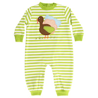 TURKEY TROT BOYS KNIT ROMPER