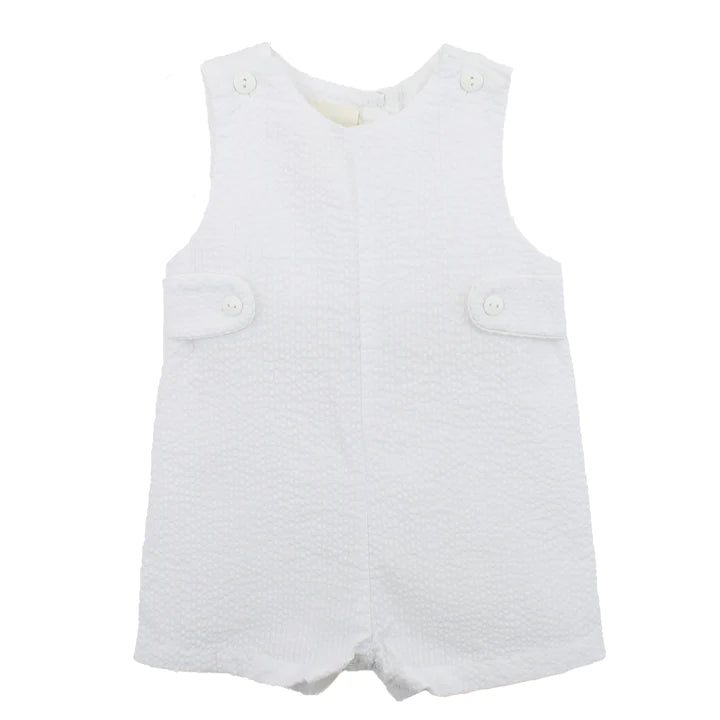 MONOGRAMMABLE SHORTALL WITH SIDE BUTTON TABS