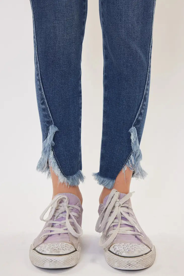 HIGH RISE ANKLE SKINNY JEAN