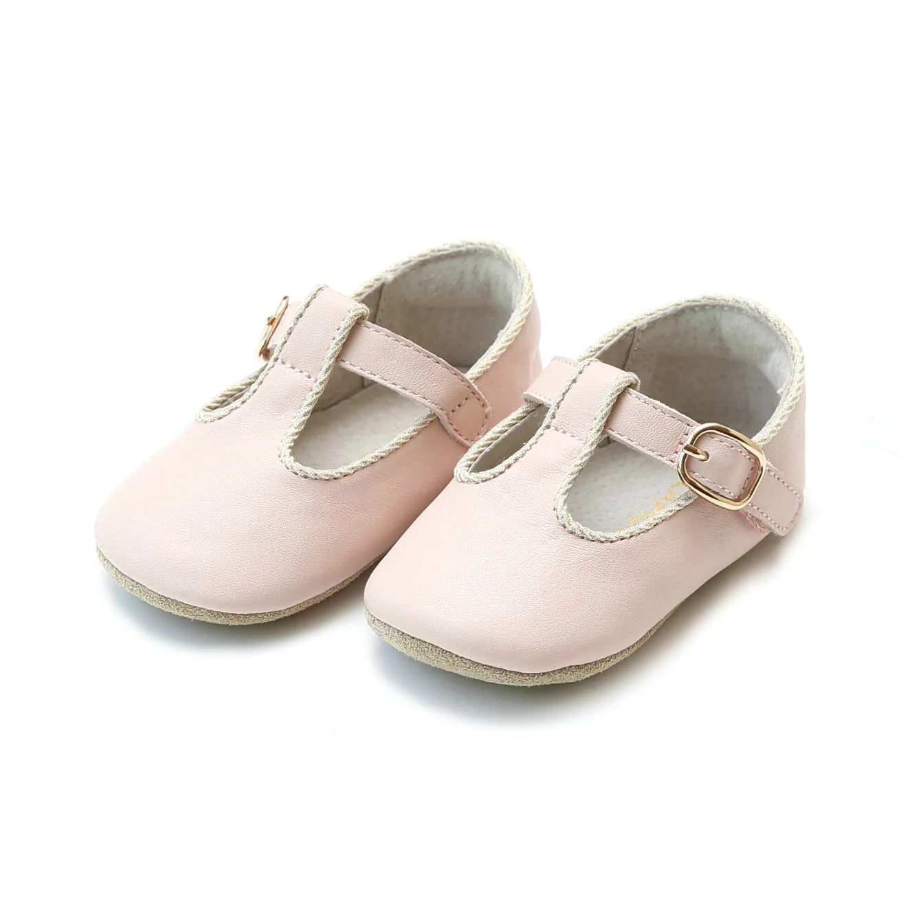 EVIE LEATHER GIRLS T-STRAP CRIB MARY JANE