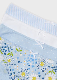 4 PACK COTTON GIRLS BRIEFS