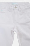 WHITE HIGH RISE ANKLE SKINNY JEAN