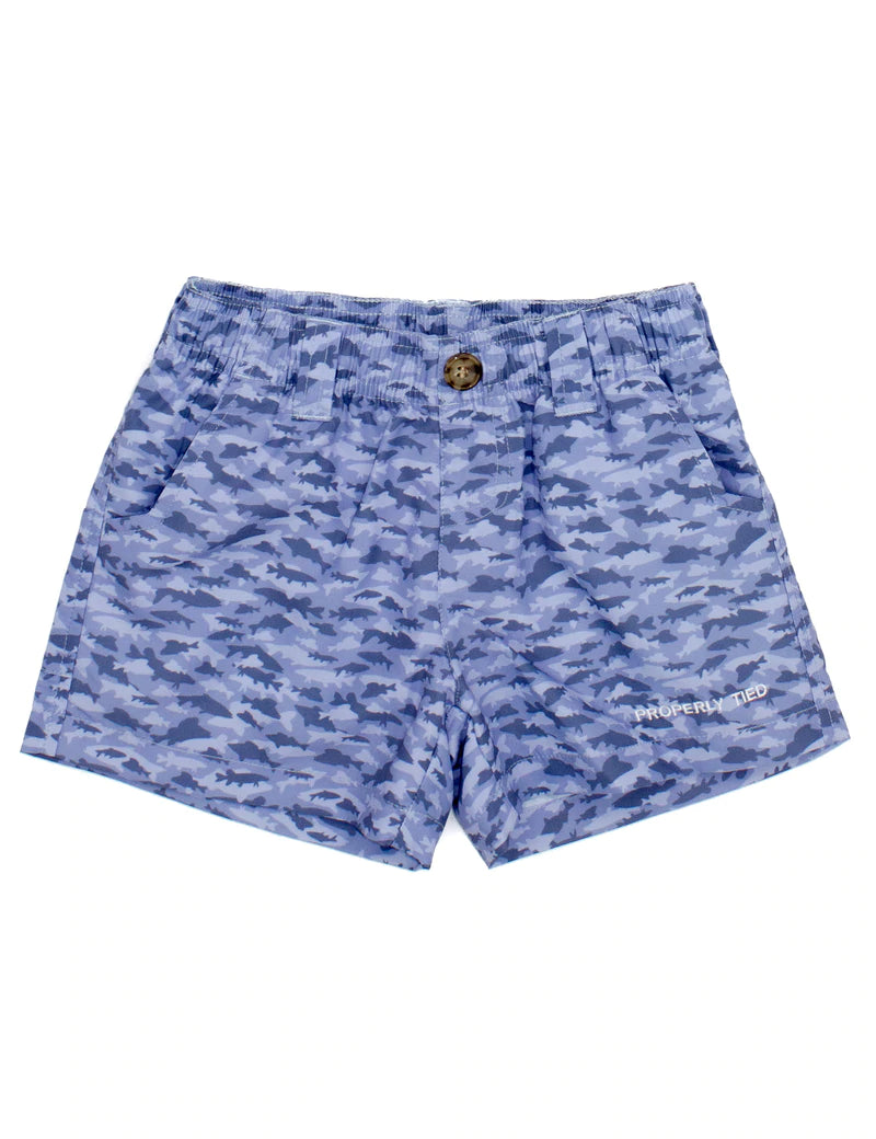 LD BABY MALLARD SHORT DEEP SEA CAMO