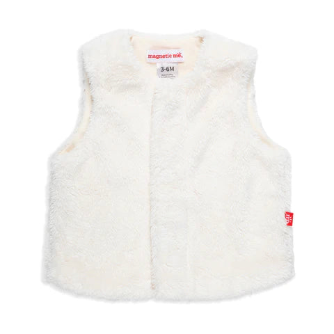 PEARADISE EGRET MINKY MAGNETIC VEST