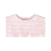 LACE SMOCKED BABY GIRLS DRESS