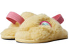 KORA FAUX FUR CROSS STRAP SLIPPER