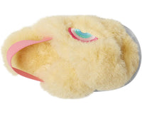KORA FAUX FUR CROSS STRAP SLIPPER