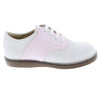CHEER WHITE AND ROSE CLASSIC SADDLE OXFORD SHOE