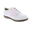 CHEER WHITE AND ROSE CLASSIC SADDLE OXFORD SHOE