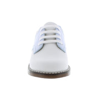 CHEER WHITE AND LT. BLUE CLASSIC SADDLE OXFORD SHOE