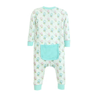 HOT AIR BALLOONS ONE PIECE ZIP PAJAMAS