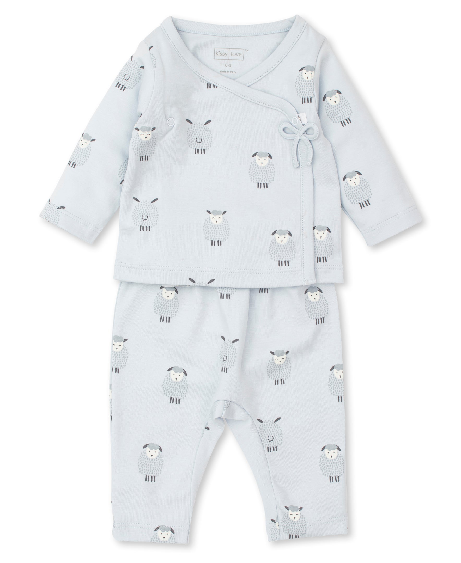 KISSY LOVE BAA BAA LAMBS PRINT PANT SET