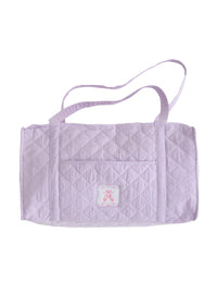 Lavender Smocked Ballet Slippers Quilted Luggage