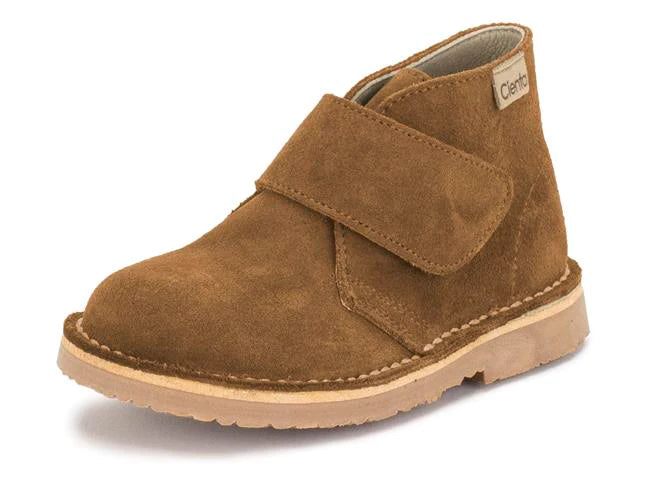 TAN SUEDE VELCRO BOOT