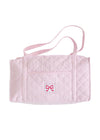 SMOCKED BOW QUILTED LUGGAGE