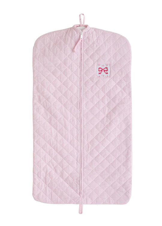 SMOCKED BOW QUILTED LUGGAGE