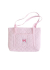 SMOCKED BOW QUILTED LUGGAGE