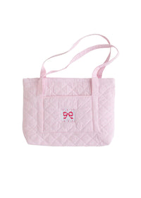 SMOCKED BOW QUILTED LUGGAGE