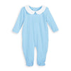 COLLARED PIMA FOOTIE - BLUE