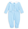COLLARED PIMA FOOTIE - BLUE