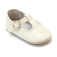 EVIE T-Strap Crib Mary Jane in Ivory